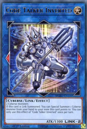 Code Talker Inverted [MGED-EN106] Rare - Yu-Gi-Oh! - Card Brawlers | Quebec | Canada |