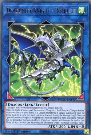 Dragunity Knight - Romulus [MGED-EN142] Rare - Yu-Gi-Oh! - Card Brawlers | Quebec | Canada |