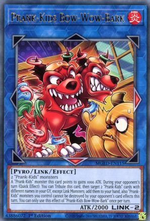 Prank-Kids Bow-Wow-Bark [MGED-EN115] Rare - Yu-Gi-Oh! - Card Brawlers | Quebec | Canada |