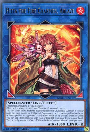 Hiita the Fire Charmer, Ablaze [MGED-EN119] Rare - Yu-Gi-Oh! - Card Brawlers | Quebec | Canada |