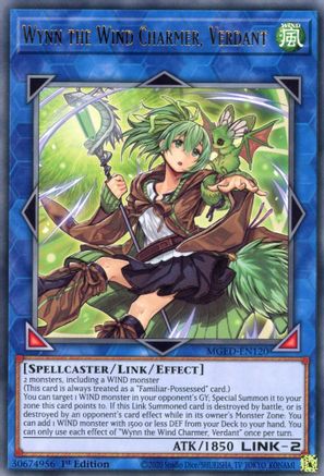 Wynn the Wind Charmer, Verdant [MGED-EN120] Rare - Yu-Gi-Oh! - Card Brawlers | Quebec | Canada |