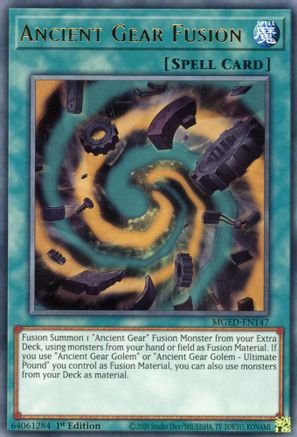 Ancient Gear Fusion [MGED-EN147] Rare - Yu-Gi-Oh! - Card Brawlers | Quebec | Canada |