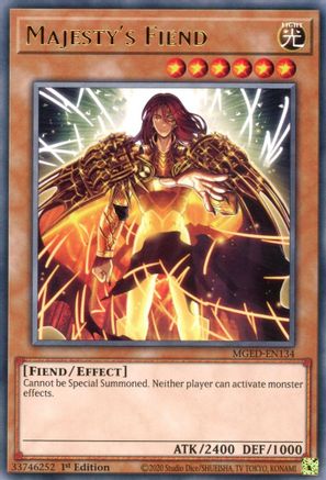 Majesty's Fiend [MGED-EN134] Rare - Yu-Gi-Oh! - Card Brawlers | Quebec | Canada |