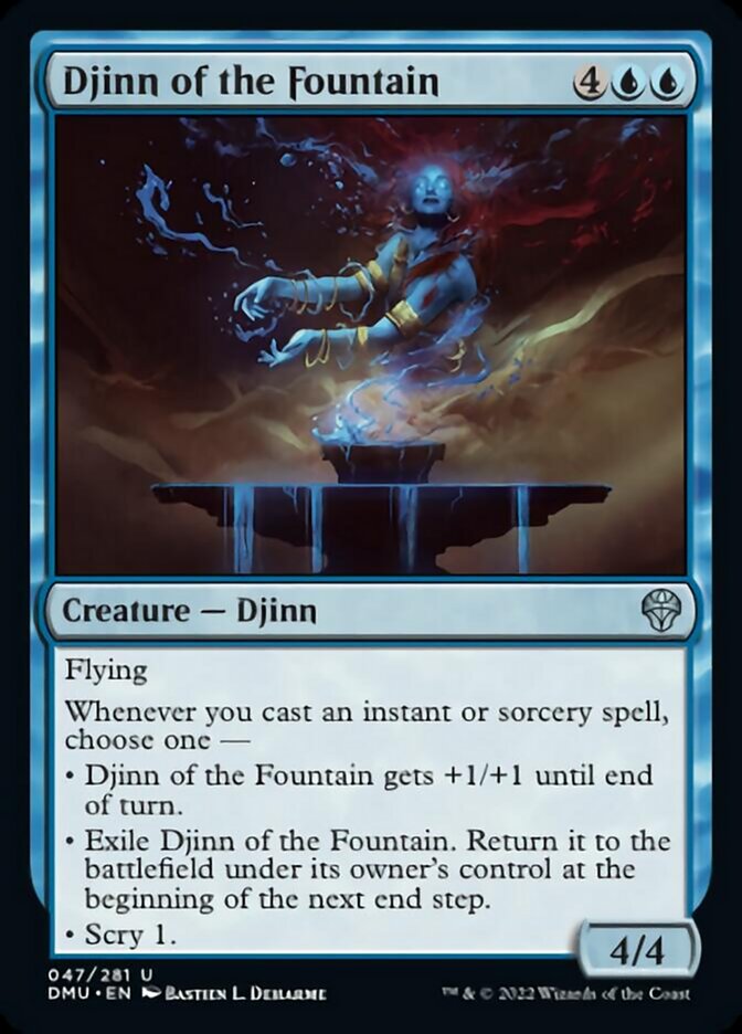 Djinn of the Fountain [Dominaria United] - Magic: The Gathering - Card Brawlers | Quebec | Canada |