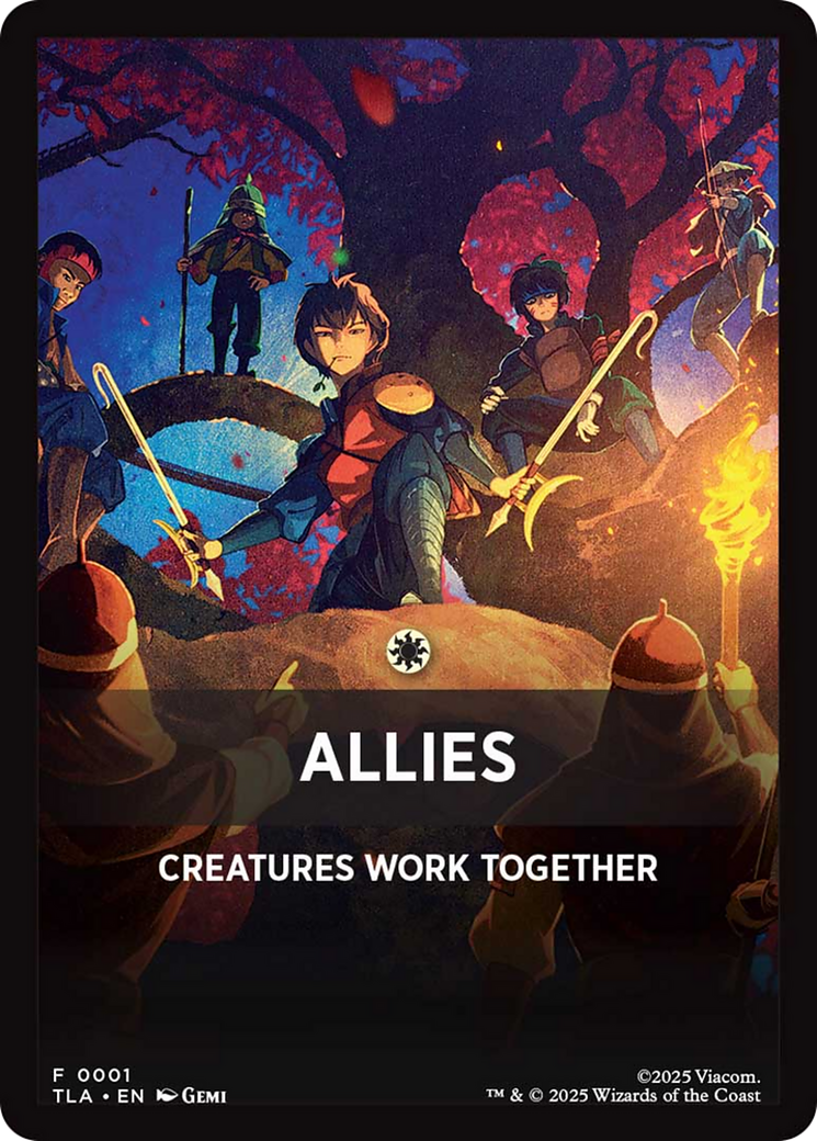 Allies Theme Card [Avatar: The Last Airbender: Eternal-Legal] - Magic: The Gathering - Card Brawlers | Quebec | Canada |