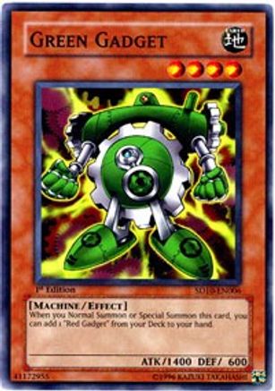 Green Gadget [SD10-EN006] Common - Yu-Gi-Oh! - Card Brawlers | Quebec | Canada |