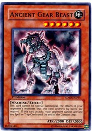 Ancient Gear Beast [SD10-EN013] Common - Yu-Gi-Oh! - Card Brawlers | Quebec | Canada |