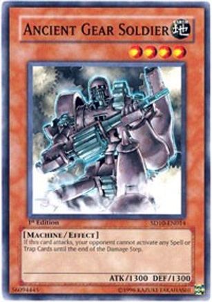 Ancient Gear Soldier [SD10-EN014] Common - Yu-Gi-Oh! - Card Brawlers | Quebec | Canada |