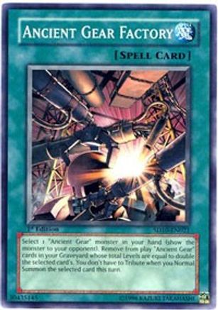 Ancient Gear Factory [SD10-EN021] Common - Yu-Gi-Oh! - Card Brawlers | Quebec | Canada |