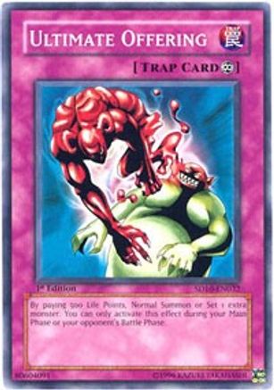 Ultimate Offering [SD10-EN032] Common - Yu-Gi-Oh! - Card Brawlers | Quebec | Canada |