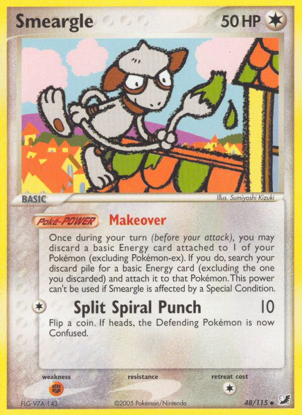 Smeargle (48/115) [EX: Unseen Forces] - Pokémon - Card Brawlers | Quebec | Canada |