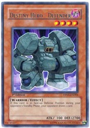 Destiny Hero - Defender [DP05-EN006] Rare - Yu-Gi-Oh! - Card Brawlers | Quebec | Canada |