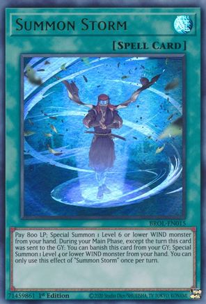 Summon Storm [BROL-EN015] Ultra Rare - Yu-Gi-Oh! - Card Brawlers | Quebec | Canada |