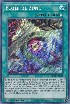 Ecole de Zone [BROL-EN021] Secret Rare - Yu-Gi-Oh! - Card Brawlers | Quebec | Canada |