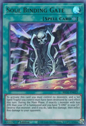 Soul Binding Gate [BROL-EN022] Ultra Rare - Yu-Gi-Oh! - Card Brawlers | Quebec | Canada |
