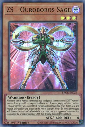 ZS - Ouroboros Sage [BROL-EN026] Ultra Rare - Yu-Gi-Oh! - Card Brawlers | Quebec | Canada |