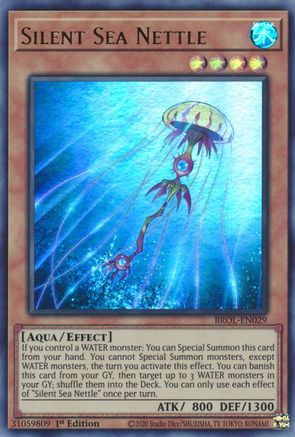 Silent Sea Nettle [BROL-EN029] Ultra Rare - Yu-Gi-Oh! - Card Brawlers | Quebec | Canada |