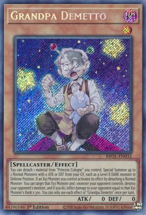 Grandpa Demetto [BROL-EN032] Secret Rare - Yu-Gi-Oh! - Card Brawlers | Quebec | Canada |