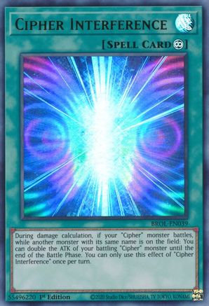 Cipher Interference [BROL-EN039] Ultra Rare - Yu-Gi-Oh! - Card Brawlers | Quebec | Canada |