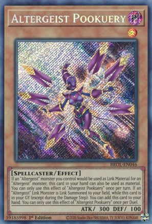 Altergeist Pookuery [BROL-EN046] Secret Rare - Yu-Gi-Oh! - Card Brawlers | Quebec | Canada |