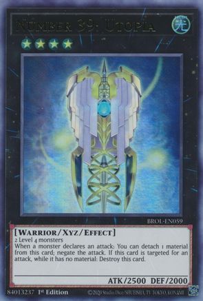 Number 39: Utopia [BROL-EN059] Ultra Rare - Yu-Gi-Oh! - Card Brawlers | Quebec | Canada |