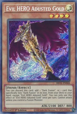 Evil HERO Adusted Gold [BROL-EN068] Secret Rare - Yu-Gi-Oh! - Card Brawlers | Quebec | Canada |