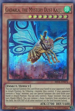 Gadarla, the Mystery Dust Kaiju [BROL-EN074] Ultra Rare - Yu-Gi-Oh! - Card Brawlers | Quebec | Canada |