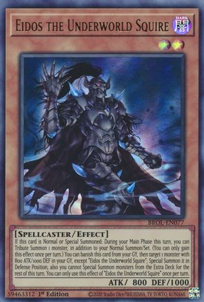 Eidos the Underworld Squire [BROL-EN077] Ultra Rare - Yu-Gi-Oh! - Card Brawlers | Quebec | Canada |