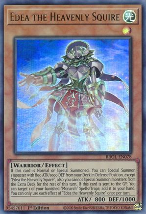 Edea the Heavenly Squire [BROL-EN078] Ultra Rare - Yu-Gi-Oh! - Card Brawlers | Quebec | Canada |