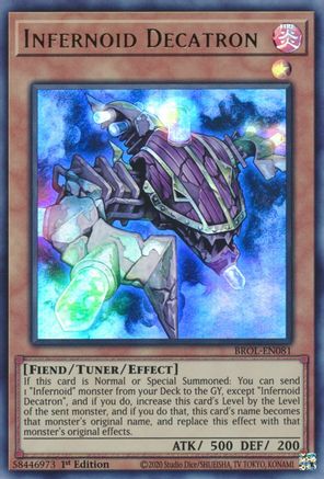 Infernoid Decatron [BROL-EN081] Ultra Rare - Yu-Gi-Oh! - Card Brawlers | Quebec | Canada |