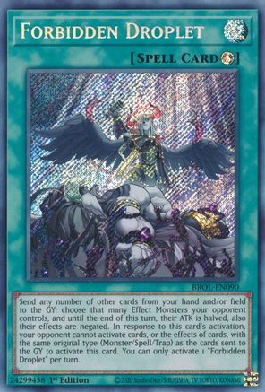 Forbidden Droplet [BROL-EN090] Secret Rare - Yu-Gi-Oh! - Card Brawlers | Quebec | Canada |