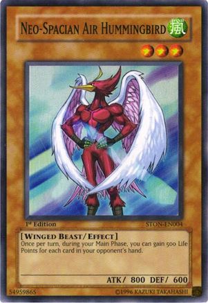 Neo-Spacian Air Hummingbird [STON-EN004] Super Rare - Yu-Gi-Oh! - Card Brawlers | Quebec | Canada |