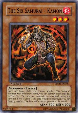 The Six Samurai - Kamon [STON-EN008] Common - Yu-Gi-Oh! - Card Brawlers | Quebec | Canada |