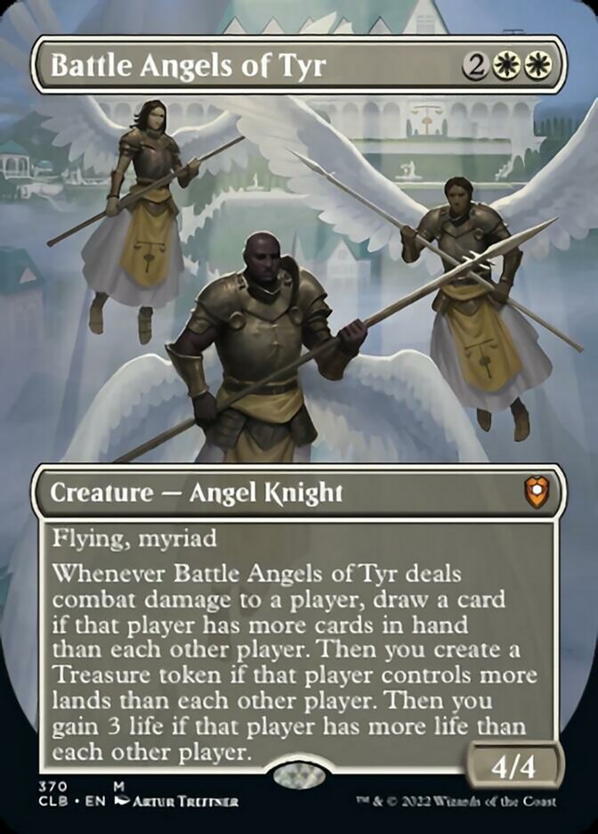 Battle Angels of Tyr (Borderless Alternate Art) [Commander Legends: Battle for Baldur's Gate] - Magic: The Gathering - Card Brawlers | Quebec | Canada |
