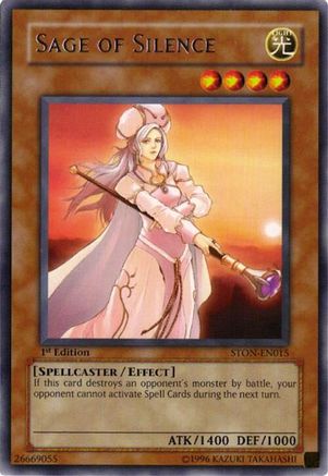 Sage of Silence [STON-EN015] Rare - Yu-Gi-Oh! - Card Brawlers | Quebec | Canada |