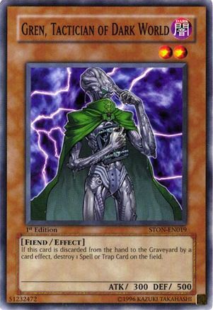 Gren, Tactician of Dark World [STON-EN019] Common - Yu-Gi-Oh! - Card Brawlers | Quebec | Canada |