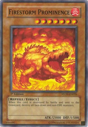 Firestorm Prominence [STON-EN026] Common - Yu-Gi-Oh! - Card Brawlers | Quebec | Canada |