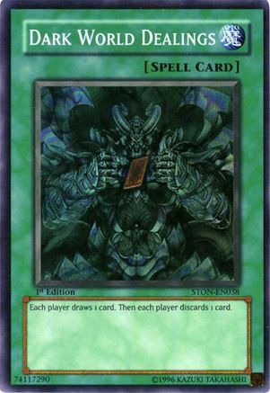 Dark World Dealings [STON-EN038] Super Rare - Yu-Gi-Oh! - Card Brawlers | Quebec | Canada |