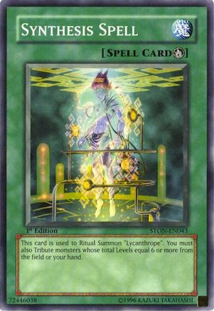 Synthesis Spell [STON-EN043] Common - Yu-Gi-Oh! - Card Brawlers | Quebec | Canada |