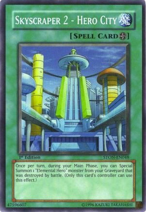 Skyscraper 2 - Hero City [STON-EN048] Super Rare - Yu-Gi-Oh! - Card Brawlers | Quebec | Canada |