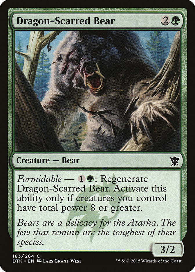 Dragon-Scarred Bear [Dragons of Tarkir] - Magic: The Gathering - Card Brawlers | Quebec | Canada |