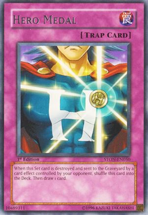 Hero Medal [STON-EN050] Rare - Yu-Gi-Oh! - Card Brawlers | Quebec | Canada |
