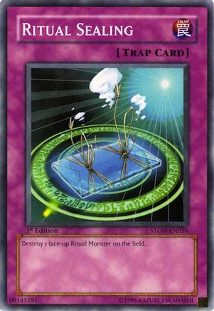 Ritual Sealing [STON-EN056] Common - Yu-Gi-Oh! - Card Brawlers | Quebec | Canada |