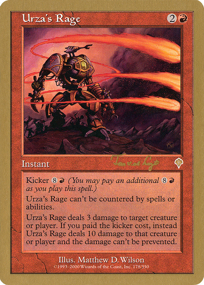 Urza's Rage (Tom van de Logt) [World Championship Decks 2001] - Magic: The Gathering - Card Brawlers | Quebec | Canada |
