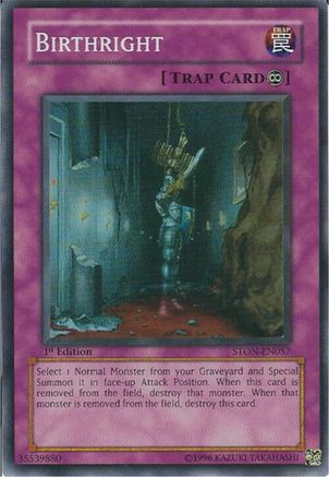 Birthright [STON-EN057] Super Rare - Yu-Gi-Oh! - Card Brawlers | Quebec | Canada |