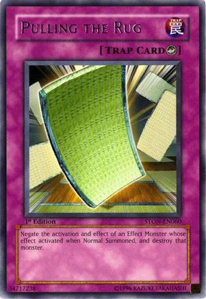 Pulling the Rug [STON-EN060] Rare - Yu-Gi-Oh! - Card Brawlers | Quebec | Canada |