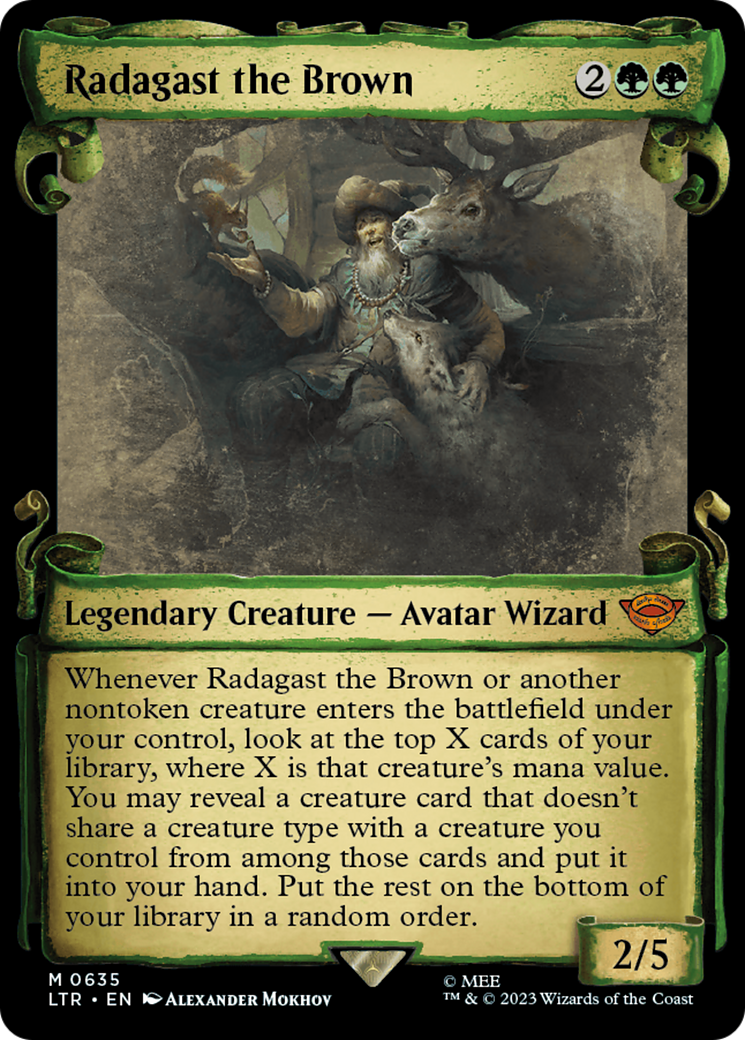 Radagast the Brown [The Lord of the Rings: Tales of Middle-Earth Showcase Scrolls] - Magic: The Gathering - Card Brawlers | Quebec | Canada |