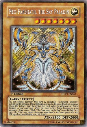Neo-Parshath, The Sky Paladin [STON-EN061] Secret Rare - Yu-Gi-Oh! - Card Brawlers | Quebec | Canada |