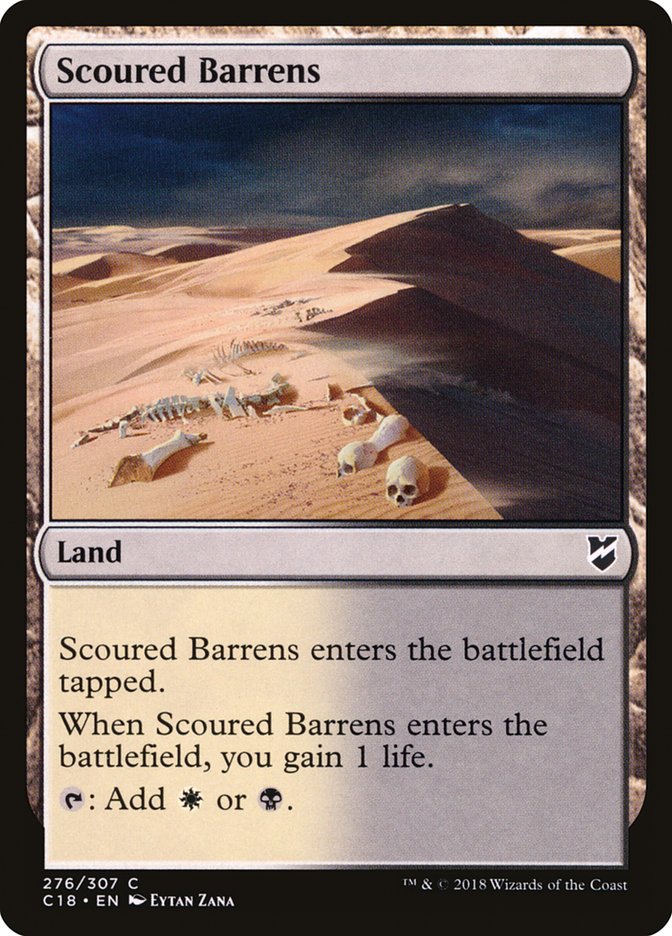 Scoured Barrens [Commander 2018] - Magic: The Gathering - Card Brawlers | Quebec | Canada |