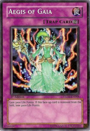Aegis of Gaia [STON-EN068] Secret Rare - Yu-Gi-Oh! - Card Brawlers | Quebec | Canada |